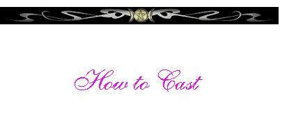     How to Cast