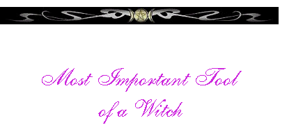   Most Important Tool  of a Witch